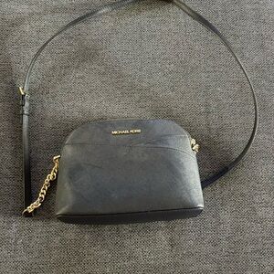 Michael Kors Black and Gold Crossbody Bag